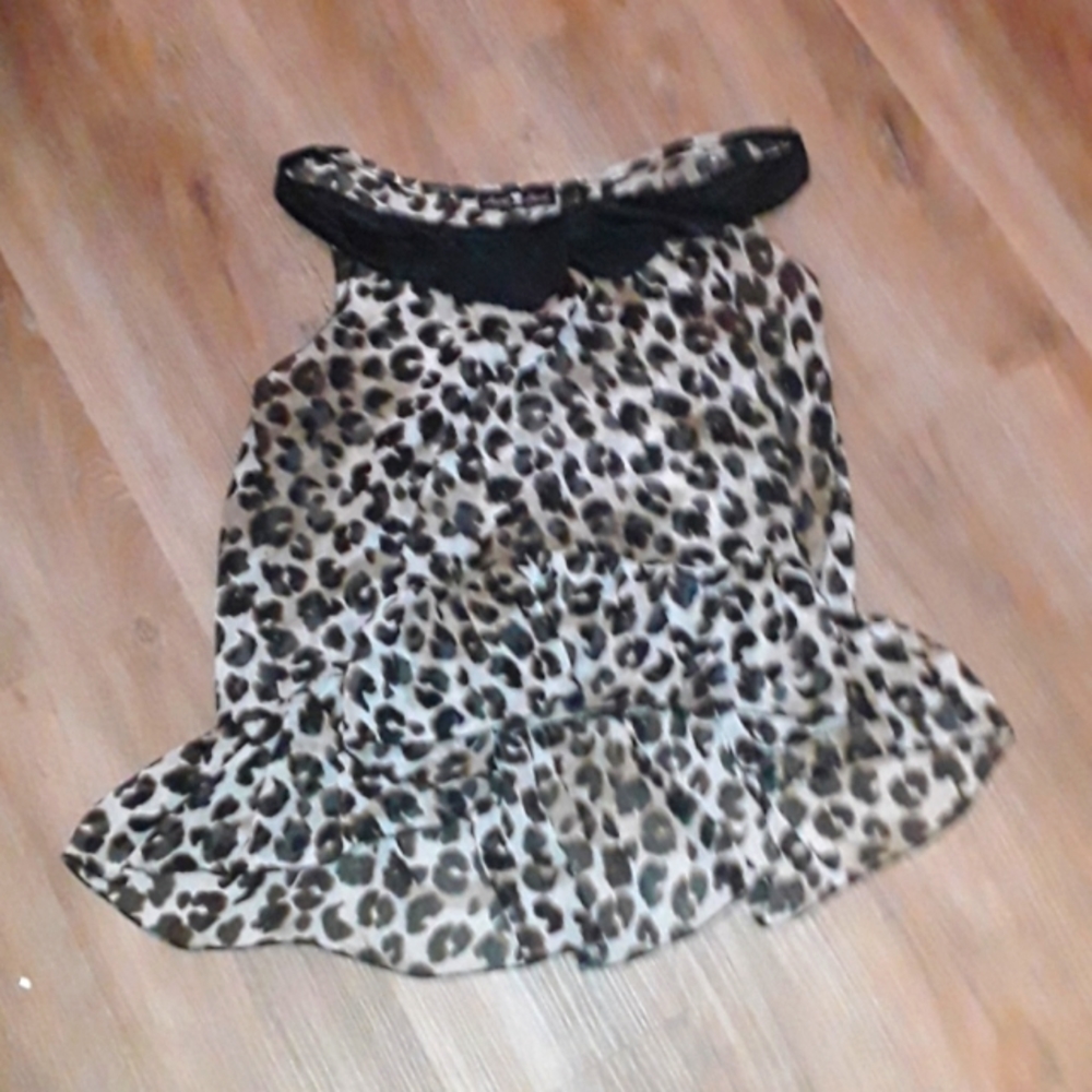 Cheata print shear shirt